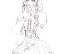 立ち絵や人物イラストを制作します 女性でロリータ系の服が特に得意です男性も可能です イメージ4