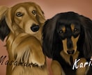 愛犬、ペットの似顔絵を描きます 可愛いペットの似顔絵をリアルタッチで描いています イメージ4