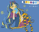 かわいいキャラクターや植物描きます アイコンや動画、装飾などに使うイラストを、描きます イメージ4