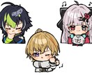 デフォルメイラストアイコン描きます スピード納品、アイコンやグッズ、スタンプにおすすめ！ イメージ4