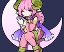 地雷系・病みかわ女の子イラスト制作します オリキャラ・創作女子向けにどうぞ！最短即日納品です！ イメージ6