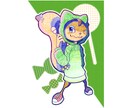 個性的で目を惹く！ポップな獣人オリキャラを描きます 独特なデザインと配色であなただけのキャラクターを制作します！ イメージ10