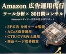 Amazon SP広告を30日間運用します Amazon物販のプロのツール監視と改善運用を提供 イメージ1