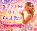 今だけ値下げ⭐️質問し放題30分チャットで視ます ♡お相手の気持ちや現状を知りたい方♡お電話に抵抗のある方… イメージ1