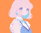 SNSアイコン用にポップで可愛いイラスト描きます SNSアイコンの他、グッズ・配信背景・記念イラスト等に是非！ イメージ1