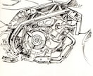 ペン画でのイラスト作成をいたします 車バイクや人物、ペットなどどんなものでもイラストにいたします イメージ5