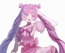 女の子や男の子の顔だけで魅力的なアイコン描きます お気に入りのキャラクターでSNS映えするアイコン作ります イメージ2