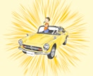 手描きの車・バイク・建物・風景等のイラスト描きます 手描きスケッチをベースに愛車などをオリジナルイラストに！ イメージ1