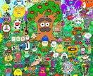 オリジナルキャラクター、各種イラストの制作をします おしゃれ、アート、似顔絵など、出来る限りご要望に応えます! イメージ1