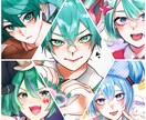 ハイクオリティなあなただけのイラスト作成します Twitterのアイコンや歌ってみたの1枚絵等をお求めの方へ イメージ3