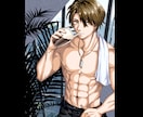 男性キャラ特化！等身イラスト描きます 立ち絵・一枚絵など、カッコいい男性キャラクターを幅広く制作 イメージ10