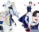 立ち絵承ります 1枚1枚丁寧に描かせていただきます！表情差分3つまで無料！ イメージ2