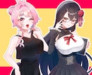 配信やSNSで使える人物イラスト描きます 配信・SNSで映える人物イラストを描きます！ イメージ2