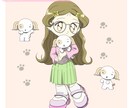 大切なペット・ぬいぐるみと一緒に♡似顔絵描きます にこにこたのしいおともだちと素敵なあなたを描きます！ イメージ5