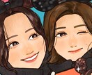 ポップで可愛い似顔絵描きます 自分の魅力を改めて気付けるイラスト イメージ5