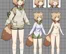 キャラクターデザイン立ち絵を作成できます 可愛くてキャッチーなアニメ風デザインが得意です！ イメージ2