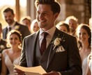 感動のスピーチ代行　結婚式・手紙の内容考えます 想いはあるのに言葉にできない…心に響く原稿を考えます。 イメージ1
