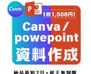 Canva、パワーポイント資料作成します キャンバ、PowerPointでの図解、画像デザインします イメージ1