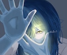 ダークで儚い雰囲気のオリキャライラスト描きます snsアイコン・一枚絵・創作キャラ対応 イメージ2