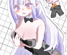 厚塗り風の可愛らしい女の子キャラクターを描きます 初めての依頼でも歓迎！skeb経験を活かし丁寧な対応致します イメージ5