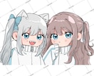 先着限定価格!!可愛いミニキャライラスト描きます もちっと可愛いSDキャラ・ミニキャラです！アイコンや立ち絵に イメージ7
