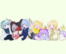 SDイラスト制作します デフォルメ、ちびキャラお任せください！ イメージ6