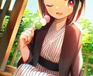 世界観や物語を想像させる、鮮やか可愛い絵を描きます 女の子も男の子もおまかせ！小説用表紙、ゲーム、MV等にぜひ！ イメージ9