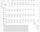 サロンのカウンセリングシートを作成します 可愛くておしゃれなオリジナルシートです♪ イメージ3