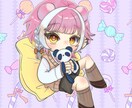 もちっと可愛い！デフォルメキャラアイコン作成します 似顔絵っぽくや可愛くなどあなたの理想を形にします！ イメージ2