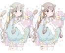 アイコン、サムネ、一枚絵、可愛いイラスト描きます ご依頼初心者様もお気軽に！親身にヒアリング理想に近づけます イメージ4