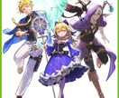 ゲームやグッズ、その他利用可能なキャラ制作します はっきり・すっきりした色使いのキャラクターを制作します！ イメージ5