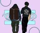 Twitterやインスタグラムのアイコン描きます SNS等に使用頂けるアイコンを作成させていただきます。 イメージ4