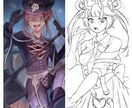 全身イラスト描きます 個性的なキャラクターデザインで全身を破格で描きます!! イメージ7