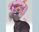 カッコ可愛いキャラクターイラストを描きます 人物透過お渡しします。サムネ、動画、返礼品にも イメージ2