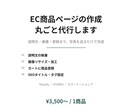 EC商品ページの作成を丸ごと代行します 説明文・画像・登録まで、写真を送るだけで完成します イメージ1