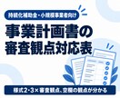 補助金の事業計画書に審査観点対応表を付けます 様式2・3を審査観点の順に。答えていない観点が一目で分かる イメージ1