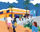 法人様向け/企業様の世界観をイラストで表現します 「選ばれる企業/ブランドのビジュアル」を作ります◎ イメージ4