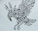世界に一枚だけのペット原画を描きます 大切な家族を機械生命体アートに イメージ1
