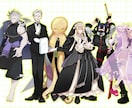 かっこ可愛いTRPG用全身立ち絵を描きます 全身の立ち絵を作って色んな場面で活躍してください！ イメージ1