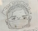上半身での似顔絵描きます 特徴的な絵を描いて欲しい方。アルファベットなども入れます！ イメージ2