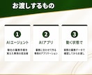 業務専用のAIエージェント・アプリを開発します 毎回同じ指示を出す作業を、専用AIに任せられる形に イメージ3