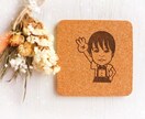 似顔絵やイラストでオリジナルコースターを作ります 開店祝いや記念日に◎フルオーダーで世界に1つのコースターを♪ イメージ6
