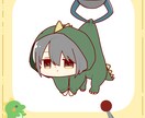 恐竜キャッチャーのイラスト描きます 恐竜の着ぐるみを着たミニキャラをUFOキャッチャーでゲット！ イメージ1