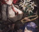 厚塗りで世界観のあるイラスト描きます キャラクター立ち絵や背景あり等ご対応できます イメージ3