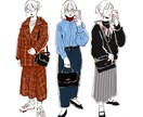あなたのお気に入りコーデ描きます 似顔絵とは一味違う、なりたいを叶えるファッションスケッチ。 イメージ5