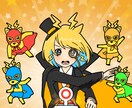 SNS等のアイコンに！全力でご要望にお答えします デフォルメキャラも等身高めのキャラも！全力で描きます★ イメージ4