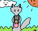 ほんわかゆる〜いシンプルイラスト描きます 白黒線画が得意です。アニメの様なカラフルな色合いも得意です。 イメージ7
