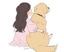 SNS用のアイコンイラスト描きます お好みの絵柄でオリジナルアイコンお作りします イメージ4