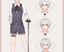 動画用・立ち絵用イラスト制作致します 商用利用OK 公式風イラストが得意です イメージ1