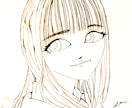 SNS用の似顔ドローイングをお描きします SNSやプロフィールに。繊細な線で描く、あなたらしい似顔絵 イメージ6